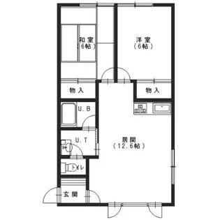 コーポコレ【1階】の間取り