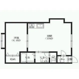 ri夢【202号室】の間取り