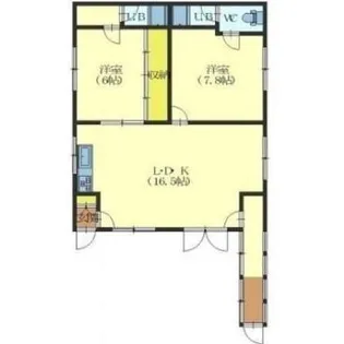 ハイツ周【A号室】の間取り