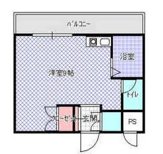 トゥ・レ・ジュー【305号室】の間取り