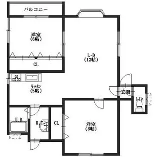 コーポさくら【2階】の間取り