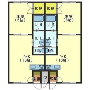 ジョイパレスさくら【203号室】の間取り