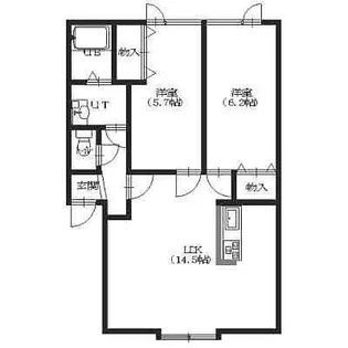 スペース函館【2階】の間取り