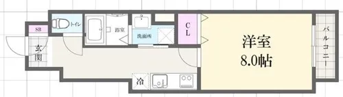 Fontana【1階】の間取り