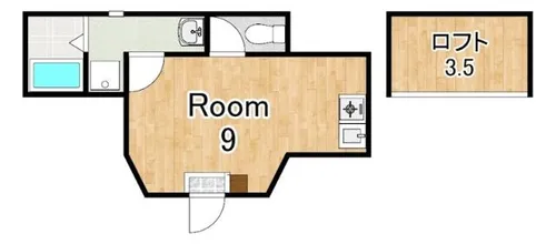 ウイルヴィレッジ一里山【1階】の間取り