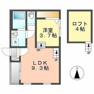 AbiskoⅡ【1階】の間取り