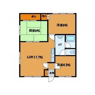 大森ハイツ【202号室】の間取り