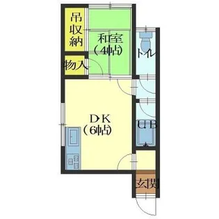 アニマ―ブル美原【1階】の間取り