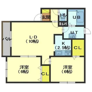 Venus Court ~ヴィーナスコート~【3階】の間取り