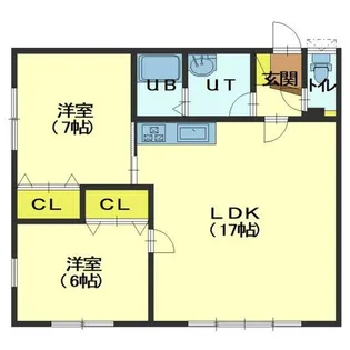 チェリー桔梗【3階】の間取り