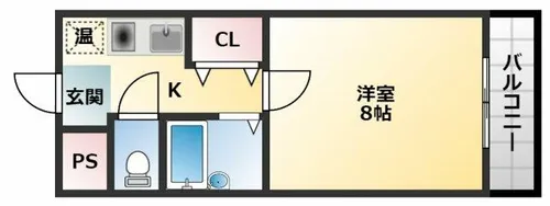 ヒサティ松原【3階】の間取り
