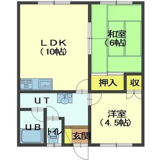 杉澤ハイム2【2階】の間取り