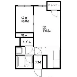 ピアパレス美原【1階】の間取り