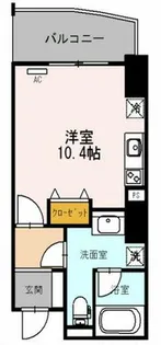 エトワール北新地【4階】の間取り