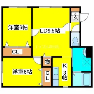 カーサフェリーチェⅡ【2階】の間取り