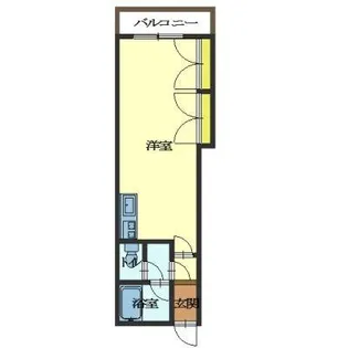 STAY HERE BILL【4階】の間取り