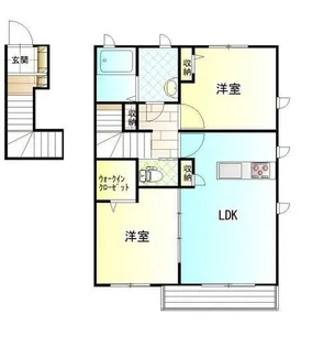 カンパニュラ【201号室】の間取り