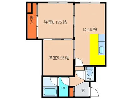修和ビル【2階】の間取り