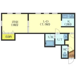 ジ・アメリ館【2階】の間取り