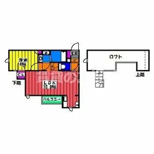 CB筑紫通サルテ【1階】の間取り