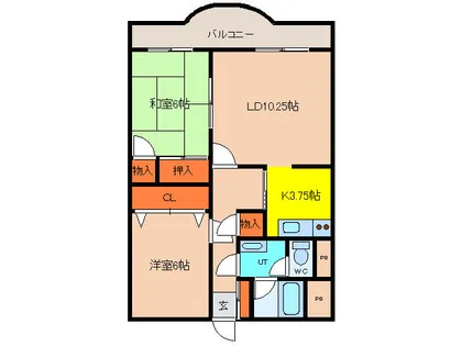 M’sねむの木【4階】の間取り