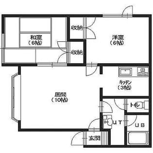 北海道函館市亀田港町【アパート】の間取り