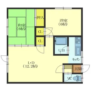 アーバンライフ大森【301号室】の間取り