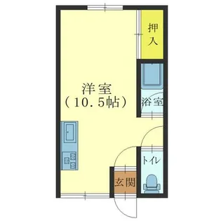 コーポ春日【2-C号室】の間取り