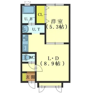 日吉パーソンズⅡ【2階】の間取り