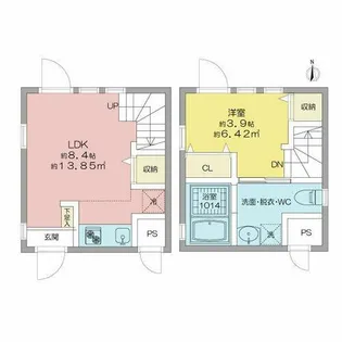 Ravir六番町【3階】の間取り