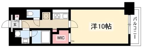 アローム ドゥ ジョア【0605号室】の間取り