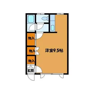 コミュニティ上野Ⅱ【2階】の間取り