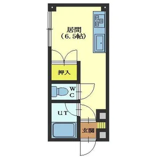 ハイツたかし【3階】の間取り