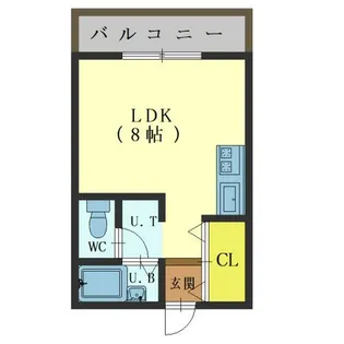 ダイワハイツ深堀【2階】の間取り
