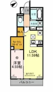 LE CHERIEN【1階】の間取り
