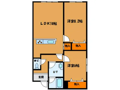 ガーデン昭和【2階】の間取り