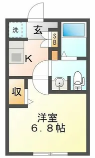 ルシャンデパン【2階】の間取り