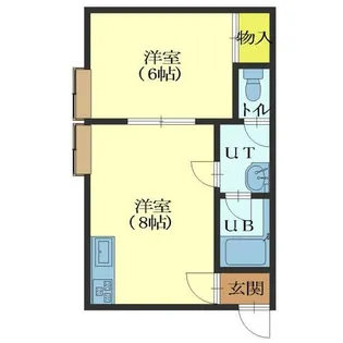 グランベリー富岡【205号室】の間取り