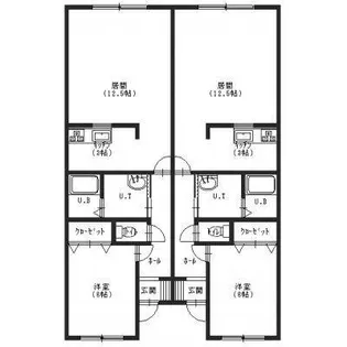 北海道函館市亀田港町【アパート】の間取り