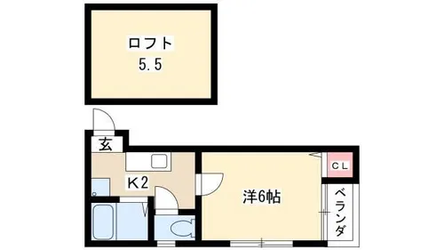 TYK名駅南【1階】の間取り