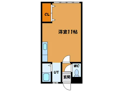 北海道函館市中道2丁目【アパート】の間取り