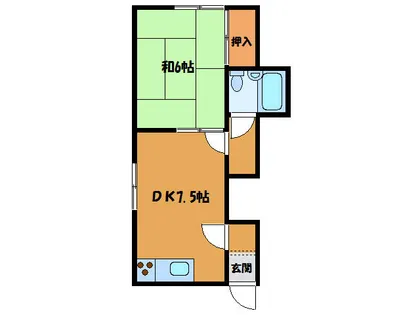 コーポ泉州【3階】の間取り