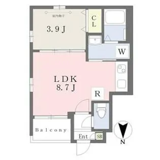 Cherim桜本町【2階】の間取り