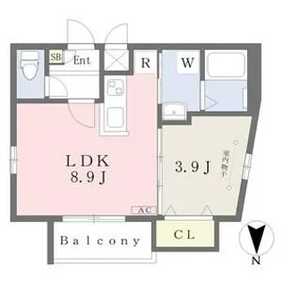 Cherim桜本町【3階】の間取り