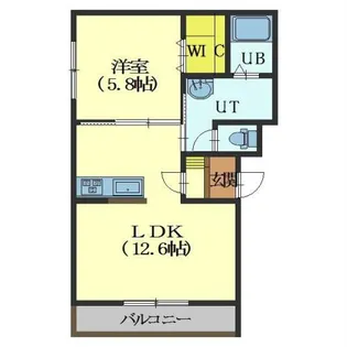 エテルノ美原【4階】の間取り