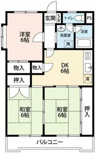 大野マンション【3階】の間取り