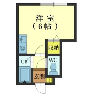 1Rの間取り画像