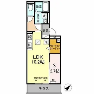 アンセム【105号室】の間取り