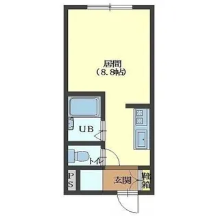 レジデンス大川【2階】の間取り
