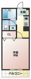 グランデージSuzuran【202号室】の間取り